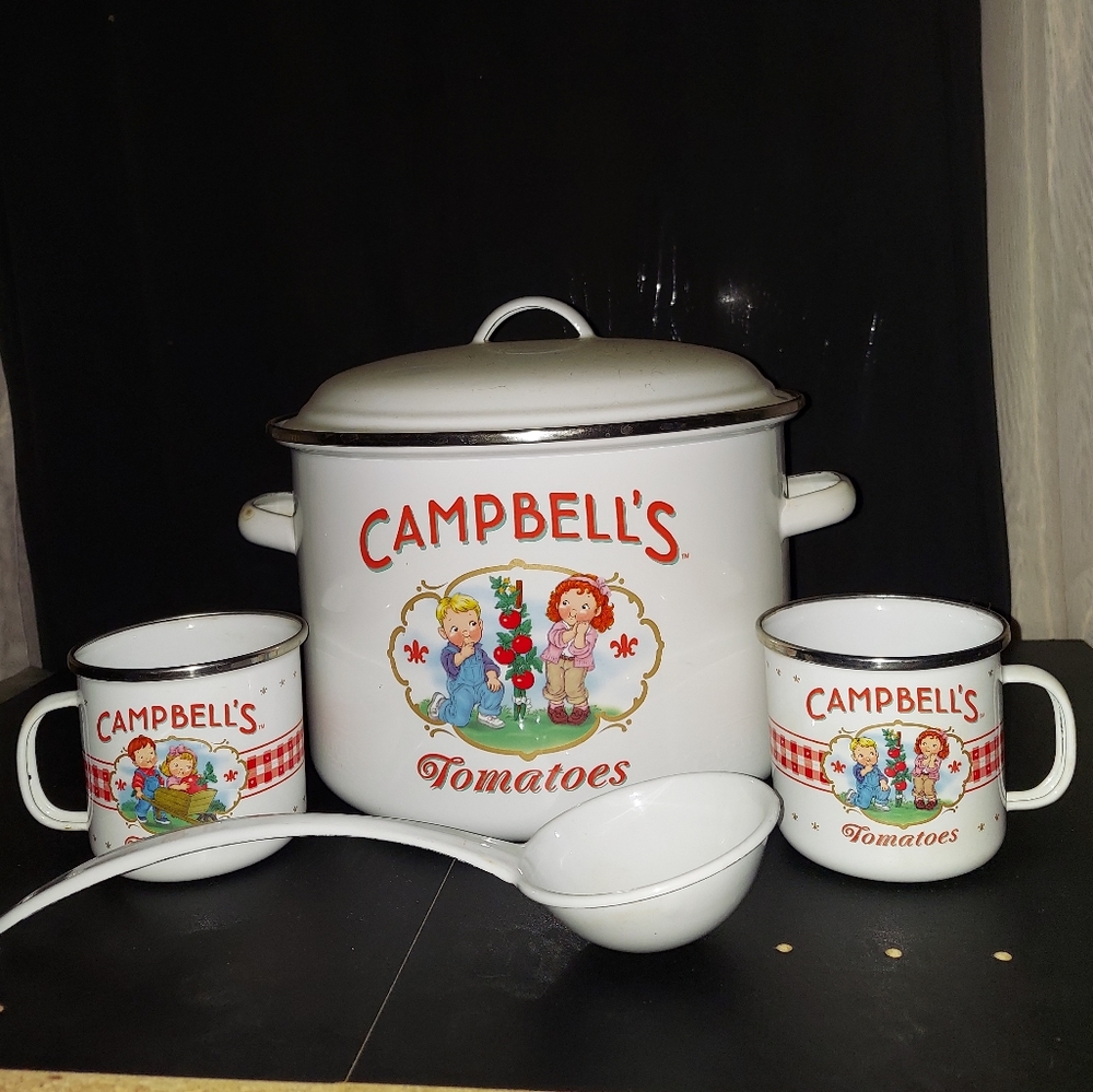 Rare Vintage collectable Campbell's soup set